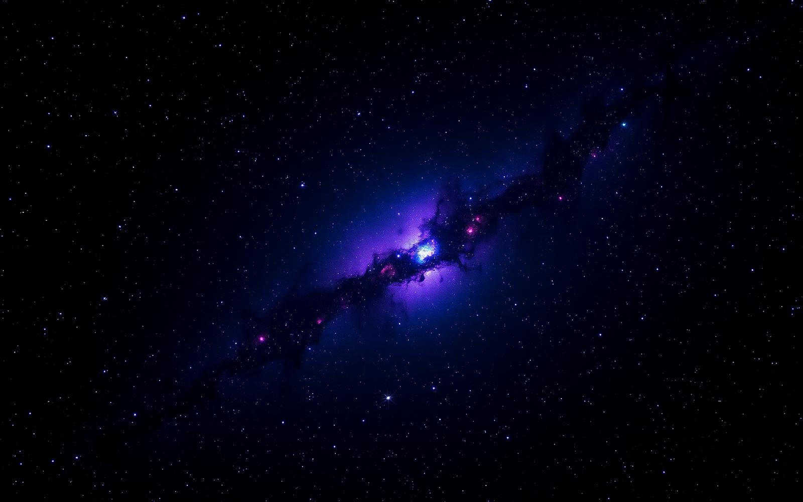 Astronomy picture of the day: a violet and cyan nebula in deep space