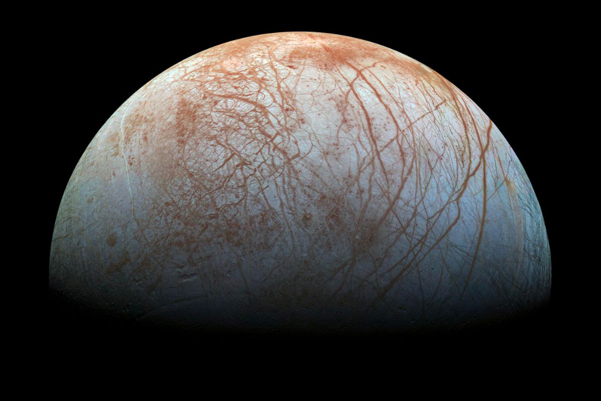 Europa's icy crust