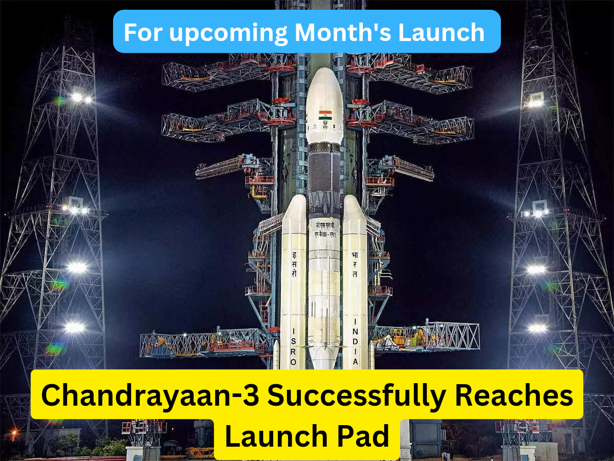 Chandrayaan-3 Successfully Reaches Launch Port