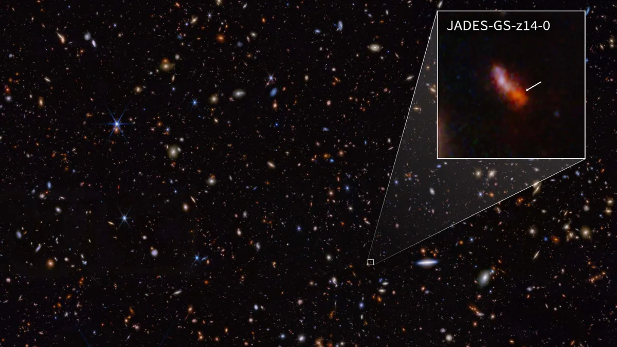 James Webb Space Telescope Spots Ancient Galaxy Born Just After the Big Bang