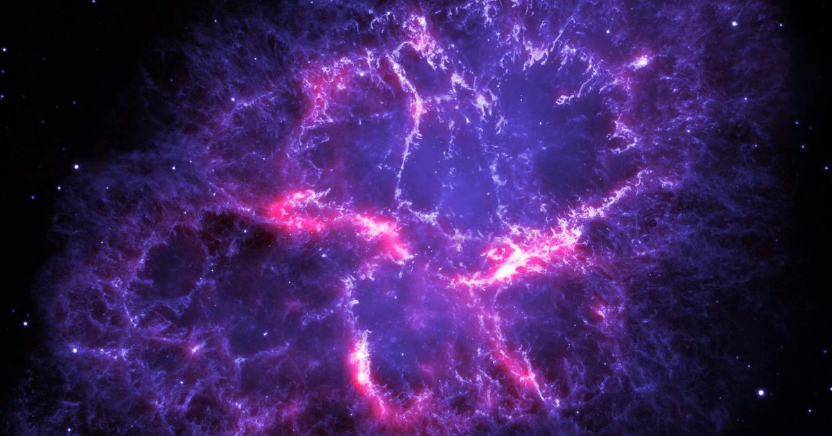 Strange 'Zebra' Patterns in Crab Nebula Finally Explained